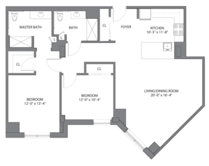 Spruce 2B Floor Plan