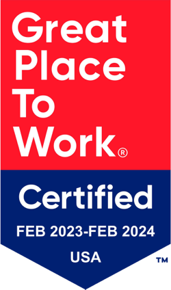 Great Place to Work - Certified - Feb 2023 - Feb 2024 - USA