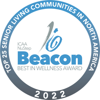 ICAA NuStep - Beacon - Best in Wellness Award - Top 25 Senior Living Communities in North America 2022